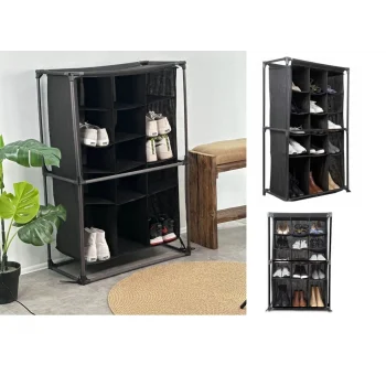 Ayakkabı Rafı - 15 Bölmeli Kumaş Ayakkabı Dolabı