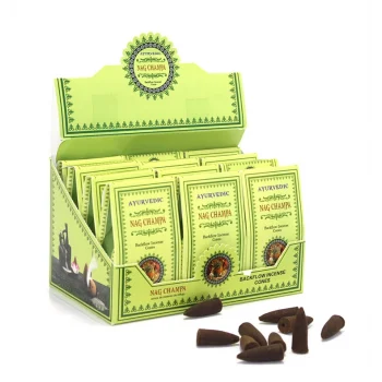 Ayurvedic Konik (Geri Akış) Tütsü Nag Champa Aromalı