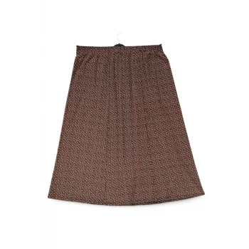 Beli Lastikli Full Likralı Pigment Penye Etek Anne Eteği Uzun Namaz Eteği - Royaleks - D1