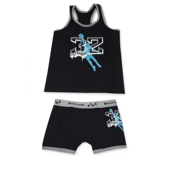 Berrak Baskılı Elastan Çocuk Takımı 1511