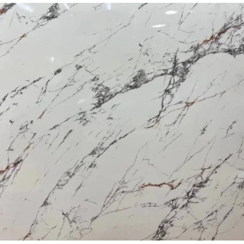 Beyaz Mermer Desenli Yapışkanlı Kaplama Kağıdı  Büyük Boy 5 Metre