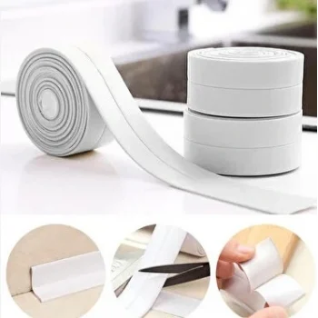 Beyaz Su Sızdırmaz Lavabo Kenar Bandı (3.2m)