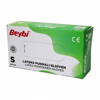 Beybi S Pudralı Muayene Eldiveni 100lü