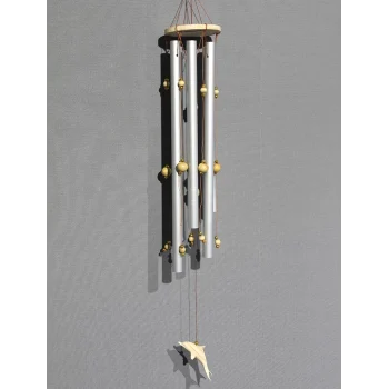 Boncuklu Metal Rüzgar Çanı 3dıarta-29