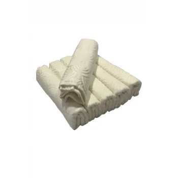 Bulteks Jakarlı Kadife  Havlu 30X50 - Desen 2