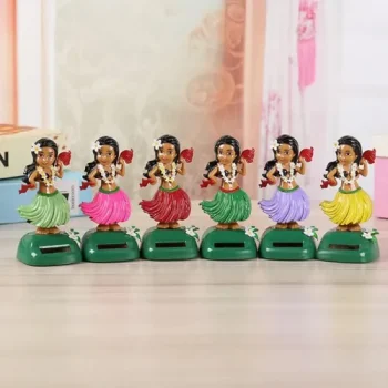 Büyük Boy Güneş Enerjili Solar Dans Eden Hula Kızı Figürü