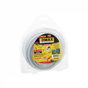 Çelik Telli Yuvarlak    3.3mm X 26mt  Çim Biçme Tırpan Misinası