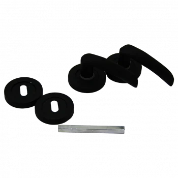 Çelikel Eriş-10 Amerikan Oda Kapı Kolu Siyah