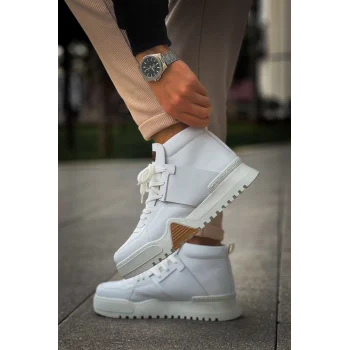 CH057 - GBZ Ghost Line Erkek Bot BEYAZ / BEYAZ