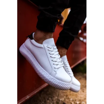 CH107 - CBT Felibord Erkek Ayakkabı BEYAZ / HAKI