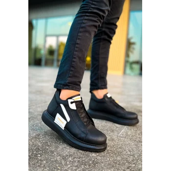 CH131 - GST Frogner Erkek Bot SIYAH/BEYAZ