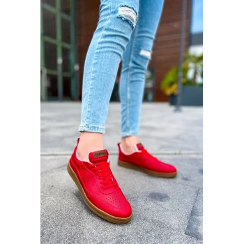 CH157 - CKT Retro Erkek Ayakkabı KIRMIZI