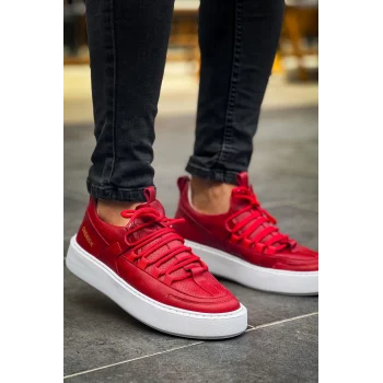 CH159 - CBT Saturn Erkek Ayakkabı KIRMIZI