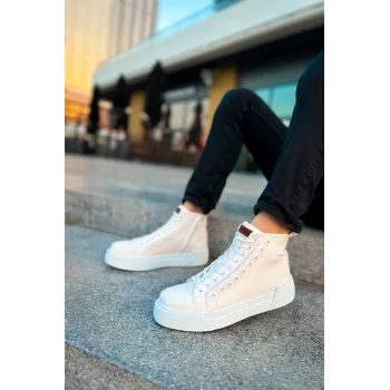 CH167 - GBT Blazer Erkek Bot BEYAZ / BEYAZ