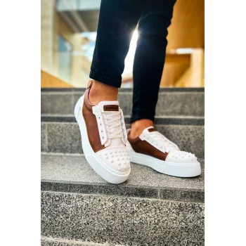 CH169 - CBT Thorn Erkek Ayakkabı BEYAZ/TABA