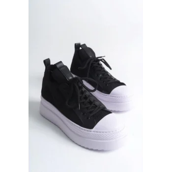 CH2601 - Triko Erkek Ayakkabı SIYAH