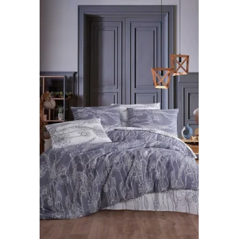 Çift Kişilik Nevresim Takımı Pamuklu Gece Bahçesi