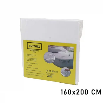 Çift Kişilik  Yatak Koruyucu  Sıvı Geçirmez  Alez  160x200cm   Hava Alır   Antibakteriyel   Antialerjik