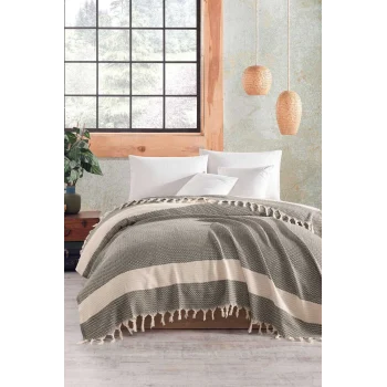 Çift Kişilik Yatak Pikesi Luna Yeşil 200 x 230 Cm