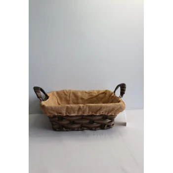 Clk Kare Kumaslı Hasır Sepet 22*8 1046