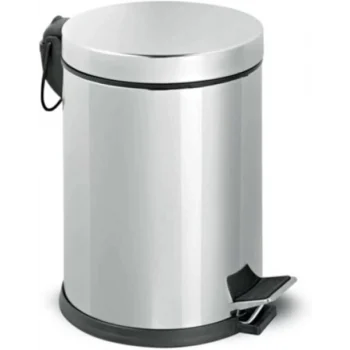 Cooker 3 Litre Gri Pedallı Çöp Kovası