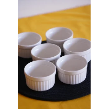 Cooker Suffle Kabı 6lı Beyaz