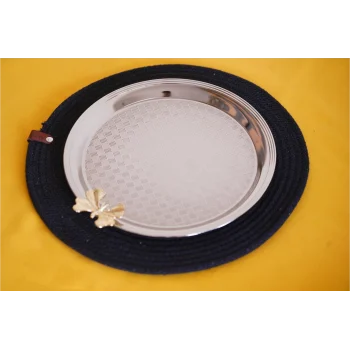 Cooker Yuvarlak Kelebek Desenli Tepsi 25cm