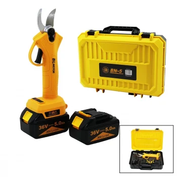 Cordless Shear Yellow Bn-5 Hs-155  Şarjlı  Bağ Makası  2 Batarya - 36v 5.0ah