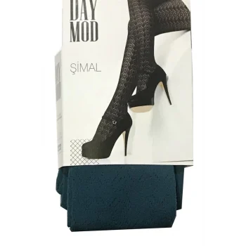 Daymod Kadın Şimal Micro File Desenli Külotlu Çorap