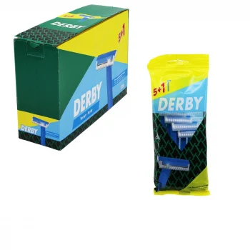 Derby Banyo - Body 5+1pcs X 12 Poşetli = 72 Adet Saplı Jilet