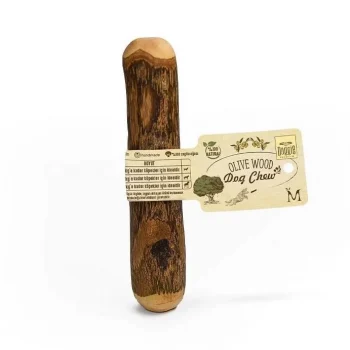 Doggie Doğal Zeytin Ağacı Çiğnenebilen Köpek Oyuncağı M 14 x 2,5 cm 15 kg