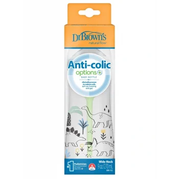 Dr.Browns Geniş Ağız PP Antikolik Options Biberon  270ml Erkek