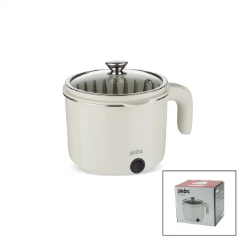 Elektrikli Çok Fonksiyonlu Pişirici Paslanmaz Çelik Tencere 800ml Sco-5063