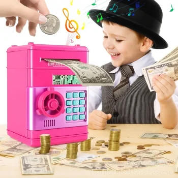 Elektronik Şifreli Kasa Otomatik Kağıt Para Alan Atm Kumbara