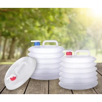 Fda Akordiyon Musluklu Katlanır Su Bidonu 10 Lt