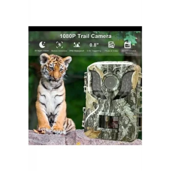 Fotokapan Kamera 16mp Full Hd 1080p Gece Görüşlü 2 Inç Lcd Ekran Su Geçirmez