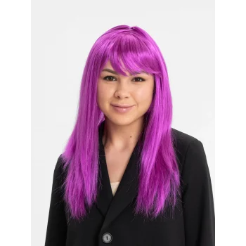 Fuşya Renk Peruk