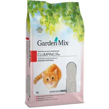 Gardenmix Bentonit Parfümsüz İnce Taneli Kedi Kumu 10 Lt