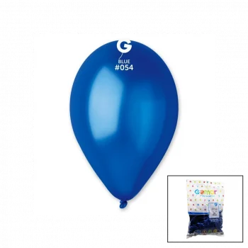 Gm-110-36-54 Metalik - Mavi Balon 11'' - 28cm - 100 Parça
