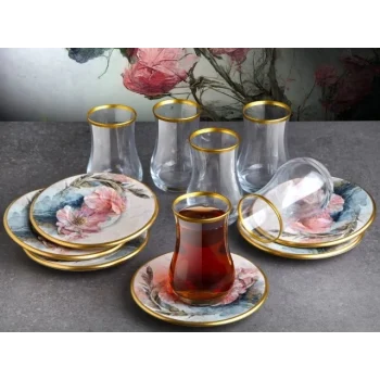 Pink 12 Parça Çay Seti G4339