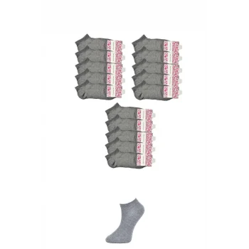 Gri Kadın Bilek Çorap 15 çift