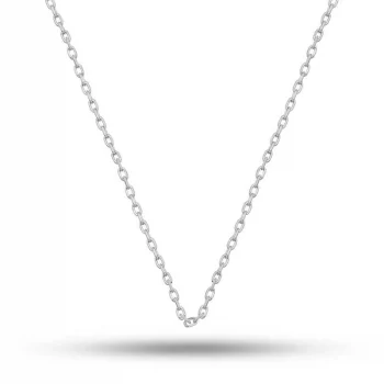 Luz&Pos Gümüş 0.30 Mikron 50 Cm Forse Kadın Zincir