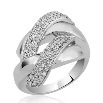 Luz&Pos Gümüş Örgü Model Fantazi Yüzük