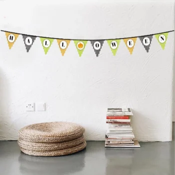 Halloween Kabak Banner Süsü