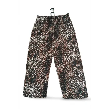 İthal Viskon Geniş Paça Şık Etnik Otantik Desenli Pantolon - Royaleks - Desen2