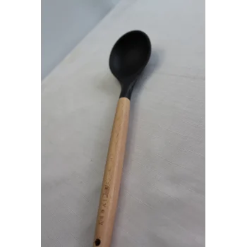 Ivory Bambu Saplı Silikon Kaşık