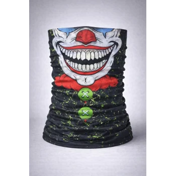 Joker Yüz Baskılı Baf Bandana - Çok Amaçlı Boyunluk Bandana 2 No