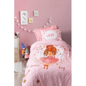 Junior Tek Kişilik Nevresim Takımı Jerry Pembe