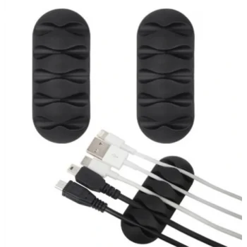 Kablo Tutucu 5 Kanallı 3lü Siyah