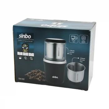 Kahve - Baharat Öğütücü Makine 2pcs Çelik Öğütme Haznesi=2 Bıçaklı - 4 Bıçaklı 100gr Öğütme 200w Scm-2982